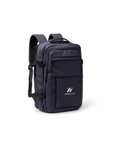 SAC À DOS 21L EXTENSIBLE 30L PERSONNALISÉ EN CUIR PU "OREGON"