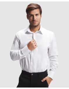Chemise homme personnalisable à manches longues "MOSCU" 140g | SIP19