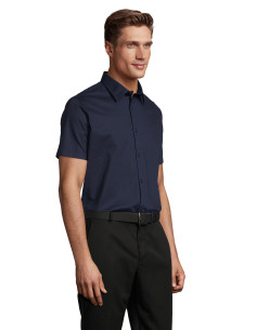 Chemise manches courtes personnalisée pour homme "BROADWAY" | SIP19