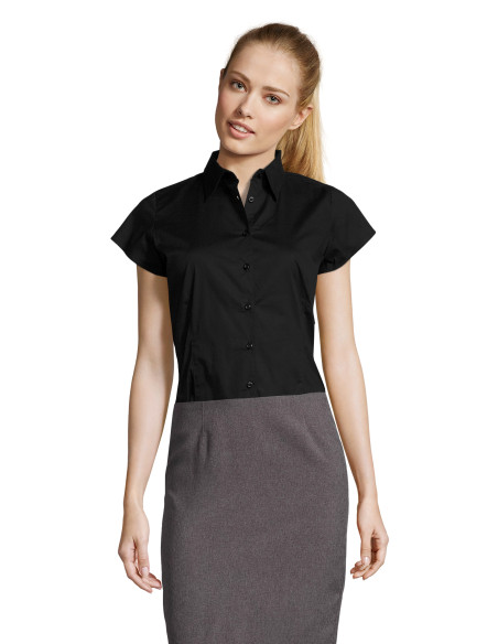 Chemise personnalisée pour femme à manches courtes "EXCESS" | SIP19