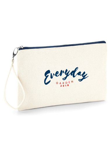 POCHETTE PERSONNALISÉE EN COTON CANVAS 400G "LAREN"