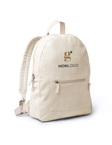 SAC À DOS EN COTON RECYCLÉ À PERSONNALISER 320G "FIRENZA"