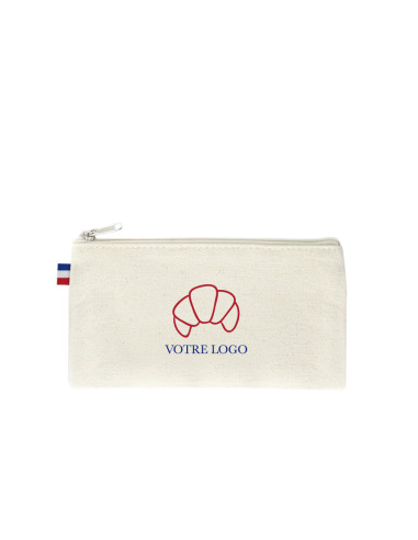 TROUSSE PERSONNALISABLE MADE IN FRANCE COTON 240G "PENELOPE" 22x12cm