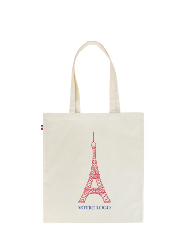 TOTE BAG PERSONNALISÉ MADE IN FRANCE COTON 150G "GABRIEL" 38x42cm