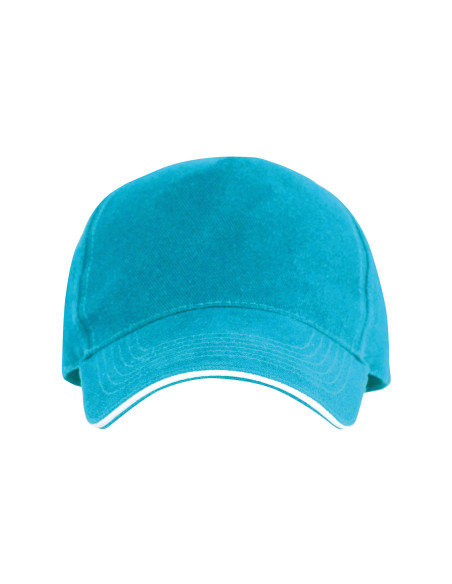 Casquette personnalisable bicolore 5 panneaux | SIP19