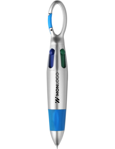 STYLO 4 COULEURS PROMOTIONNEL EN PLASTIQUE "GUSSE"
