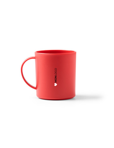 MUG RÉUTILISABLE À PERSONNALISER EN PP 300ML "LINO"