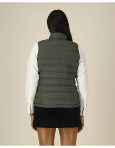 Doudoune sans manches personnalisée femme en RPET 380G "CLIMBER 2.0" | SIP19