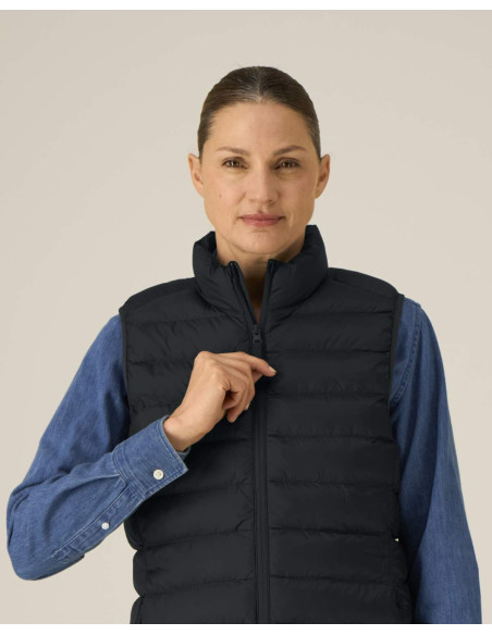Doudoune sans manches personnalisée femme en RPET 380G "CLIMBER 2.0" | SIP19