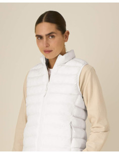 Doudoune sans manches personnalisée femme en RPET 380G "CLIMBER 2.0" | SIP19