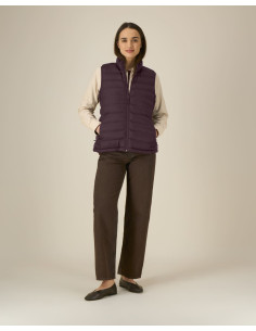 Doudoune sans manches personnalisée femme en RPET 380G "CLIMBER 2.0" | SIP19