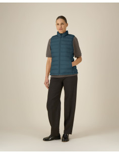 Doudoune sans manches personnalisée femme en RPET 380G "CLIMBER 2.0" | SIP19