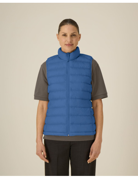 Doudoune sans manches personnalisée femme en RPET 380G "CLIMBER 2.0" | SIP19