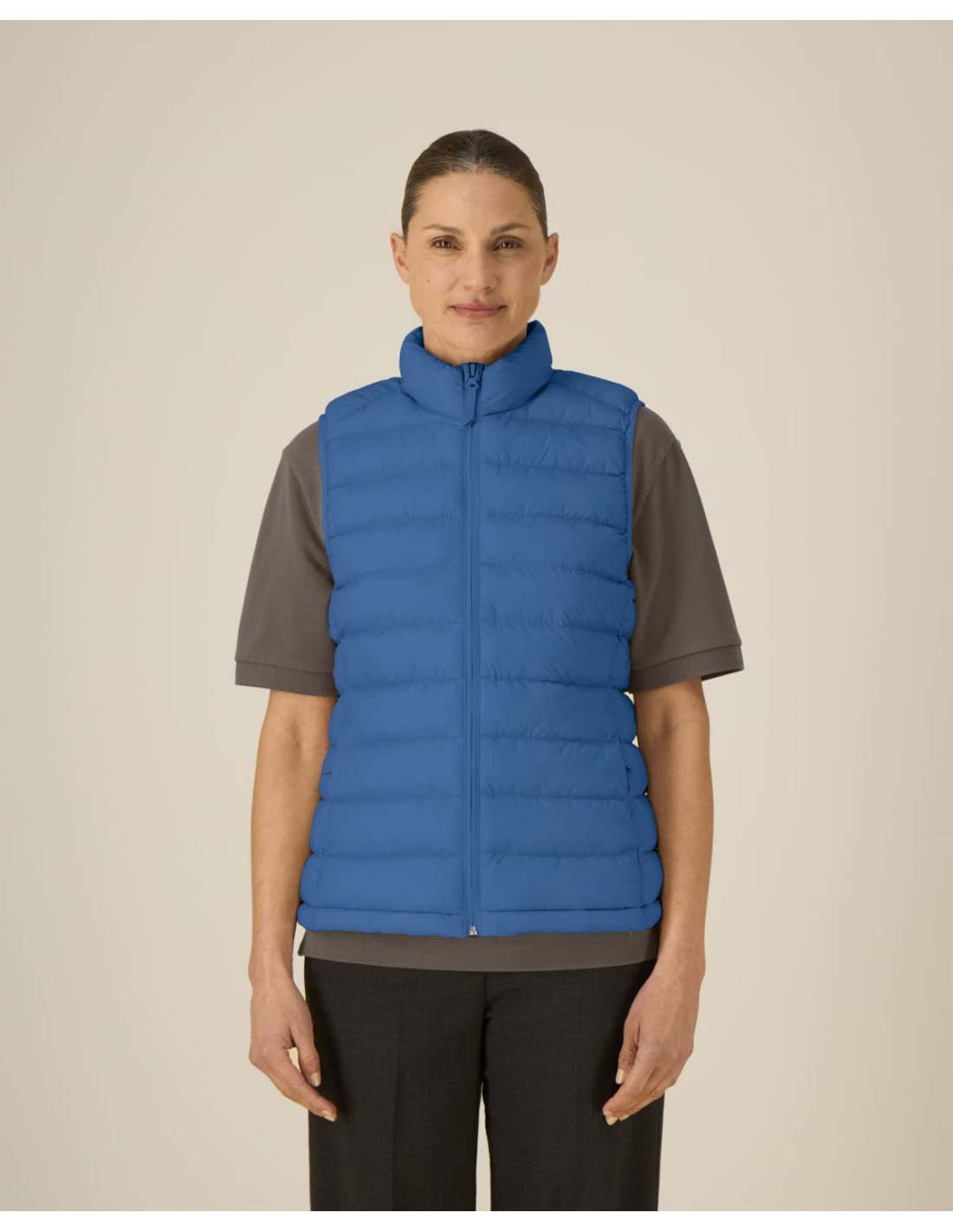 Doudoune sans manches personnalisée femme en RPET 380G "CLIMBER 2.0" | SIP19