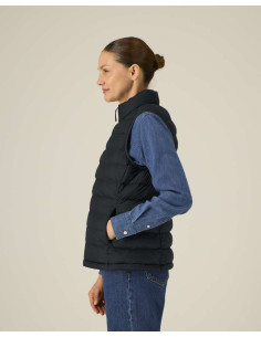 Doudoune sans manches personnalisée femme en RPET 380G "CLIMBER 2.0" | SIP19