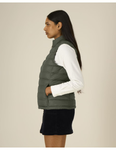 Doudoune sans manches personnalisée femme en RPET 380G "CLIMBER 2.0" | SIP19