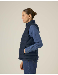 Doudoune sans manches personnalisée femme en RPET 380G "CLIMBER 2.0" | SIP19