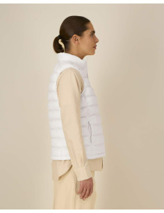 Doudoune sans manches personnalisée femme en RPET 380G "CLIMBER 2.0" | SIP19