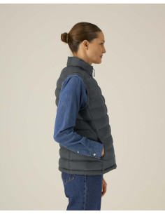 Doudoune sans manches personnalisée femme en RPET 380G "CLIMBER 2.0" | SIP19