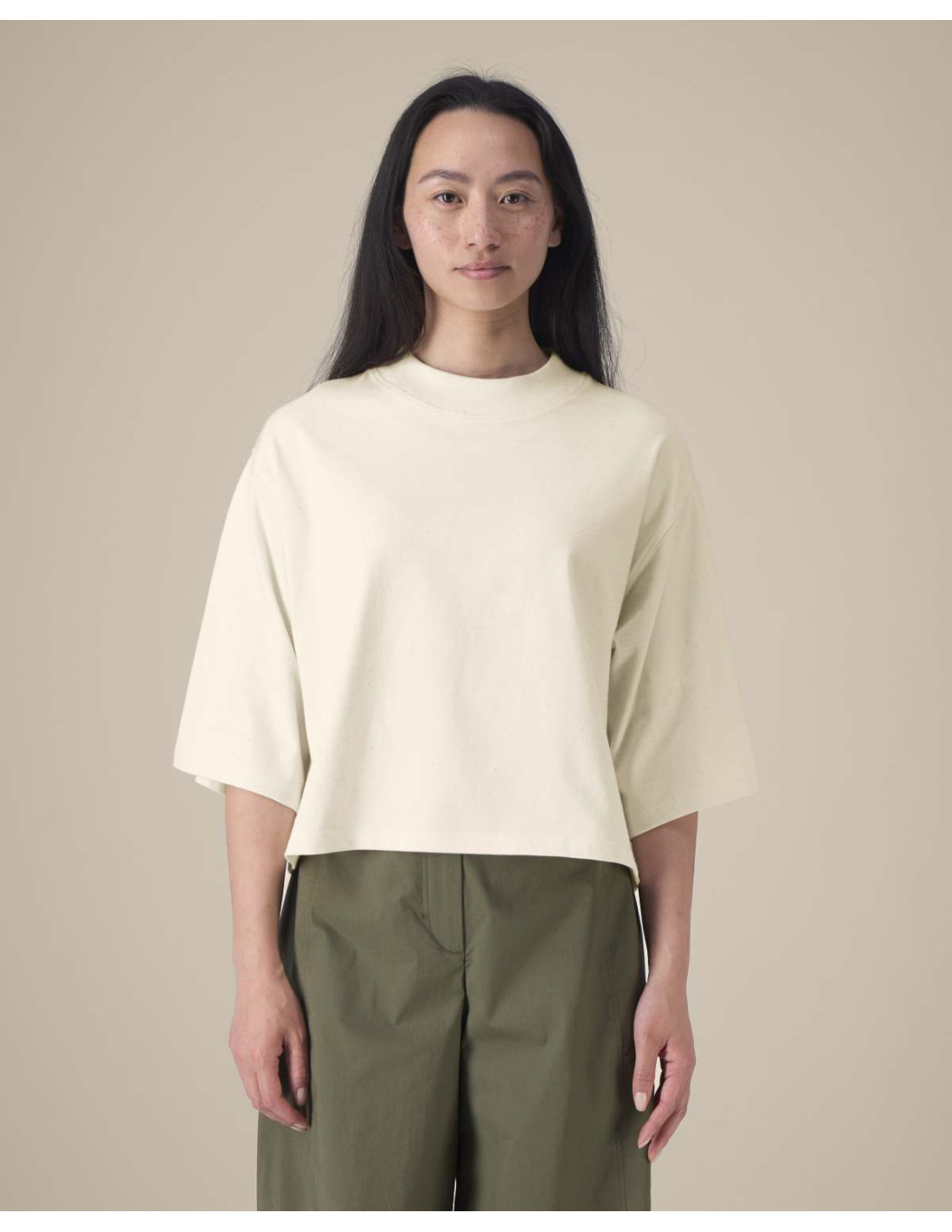 T-shirt personnalisable femme en coton recyclé 200g "RAYA" | SIP19