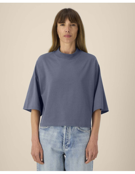 T-shirt personnalisable femme en coton recyclé 200g "RAYA" | SIP19