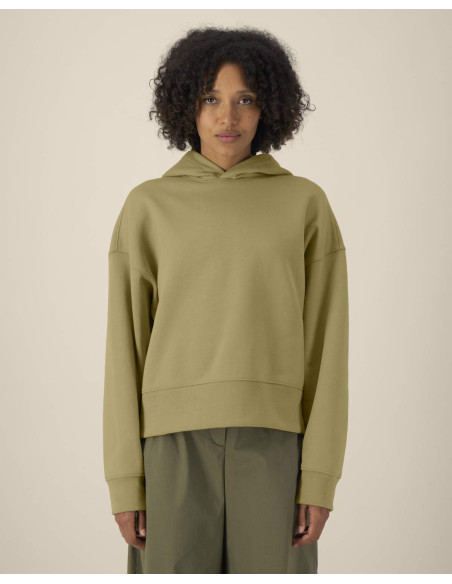 Sweat à capuche personnalisable unisexe en coton recyclé "VOICER" | SIP19