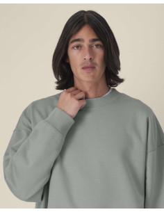 Sweat personnalisé unisexe col rond en coton recyclé "RYLER" | SIP19