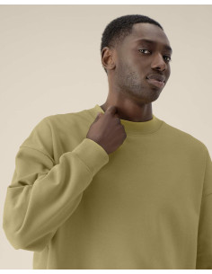 Sweat personnalisé unisexe col rond en coton recyclé "RYLER" | SIP19