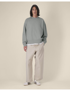 Sweat personnalisé unisexe col rond en coton recyclé "RYLER" | SIP19