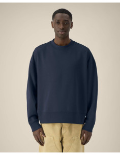 Sweat personnalisé unisexe col rond en coton recyclé "RYLER" | SIP19
