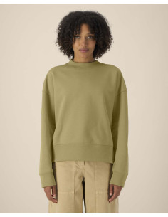 Sweat personnalisé unisexe col rond en coton recyclé "RYLER" | SIP19