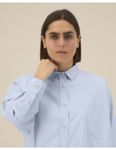 Chemise personnalisable femme en coton bio 130g "HARPER" | SIP19