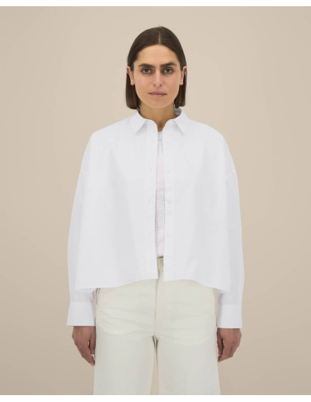 Chemise personnalisable femme en coton bio 130g "HARPER" | SIP19