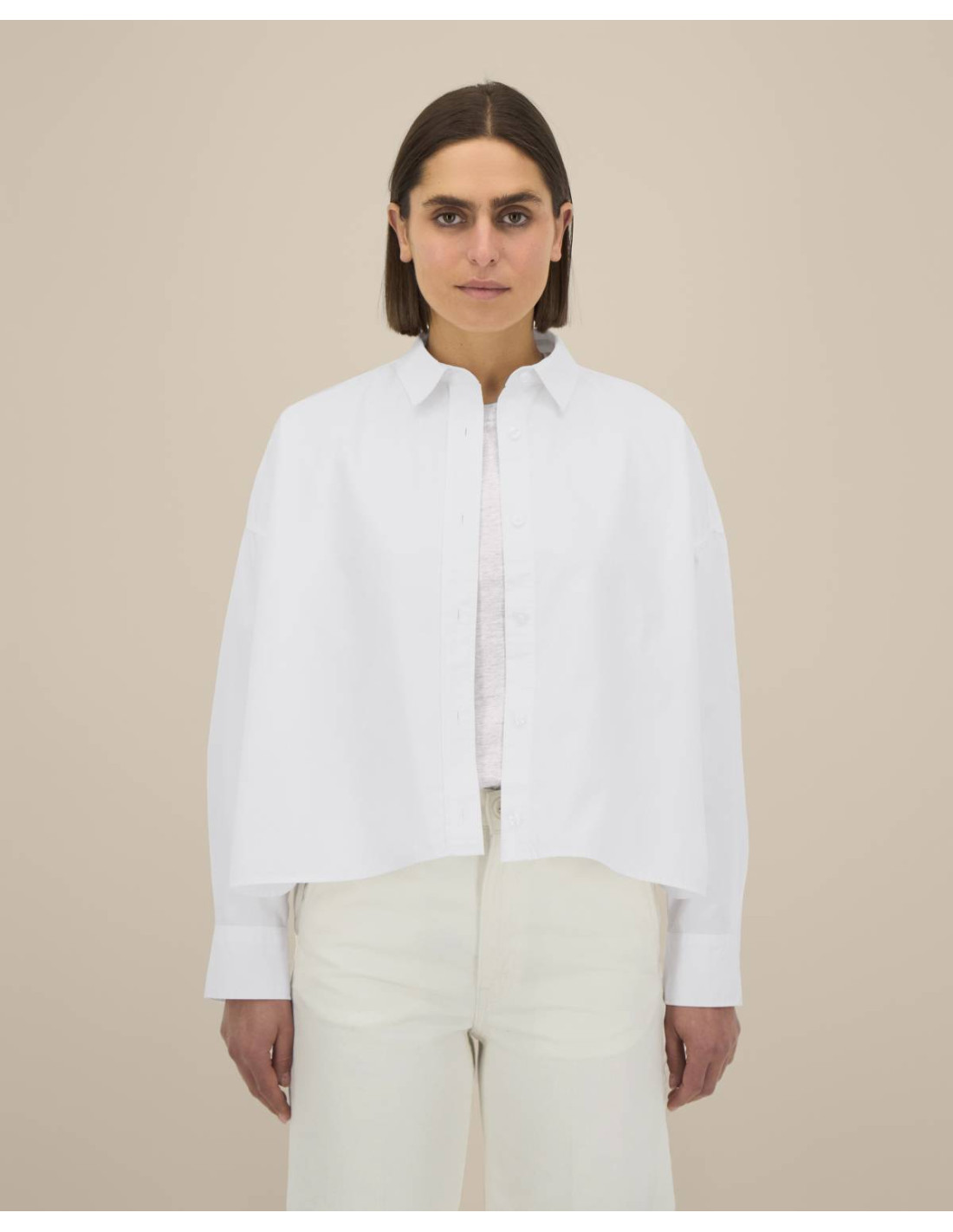 Chemise personnalisable femme en coton bio 130g "HARPER" | SIP19