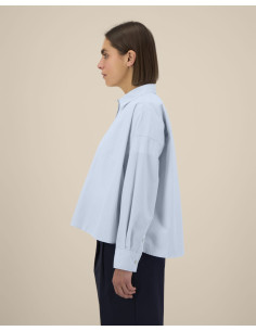 Chemise personnalisable femme en coton bio 130g "HARPER" | SIP19