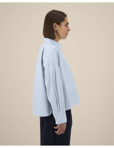 Chemise personnalisable femme en coton bio 130g "HARPER" | SIP19