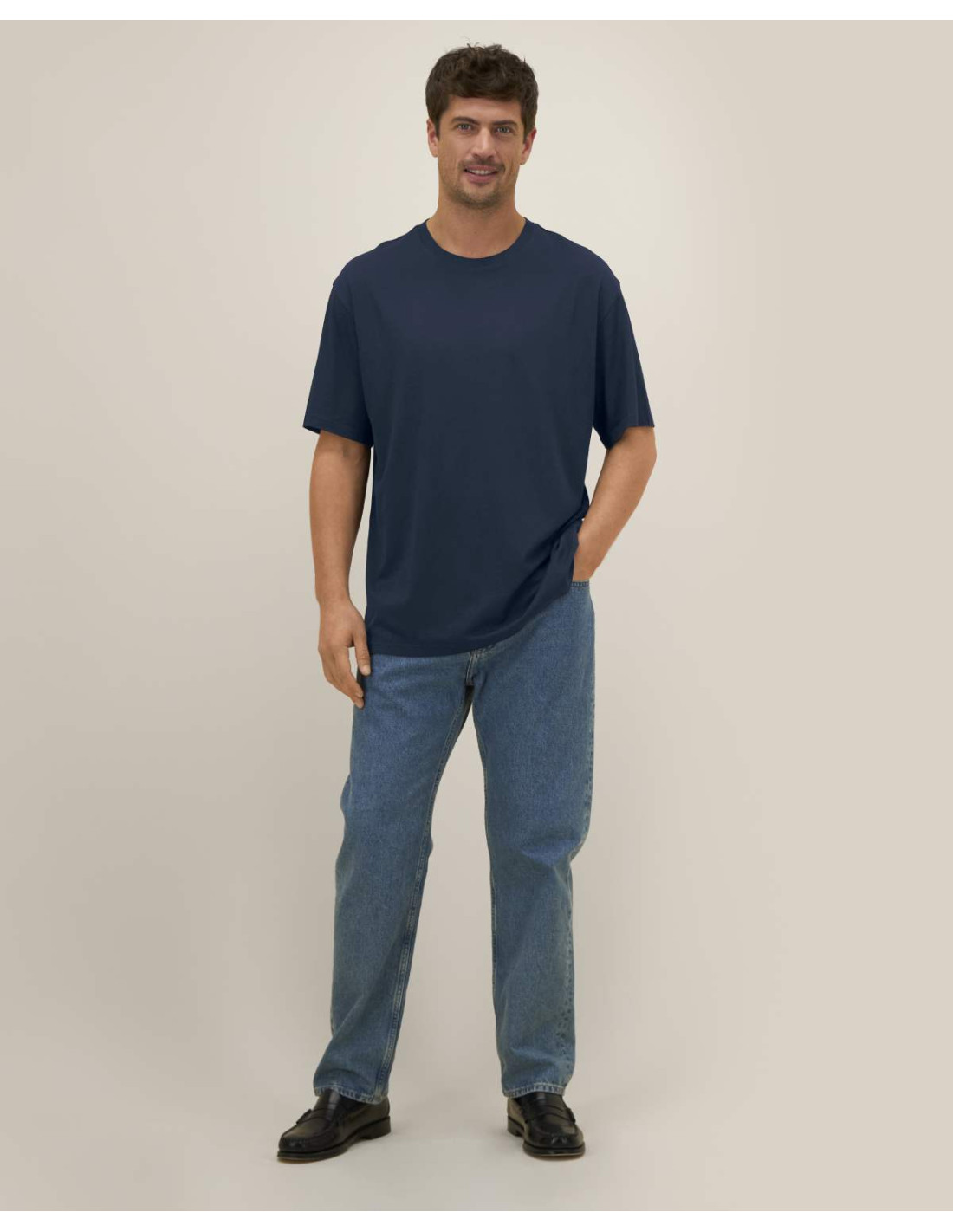 T‑shirt unisexe personnalisé en coton bio 155g "BLAKER" | SIP19