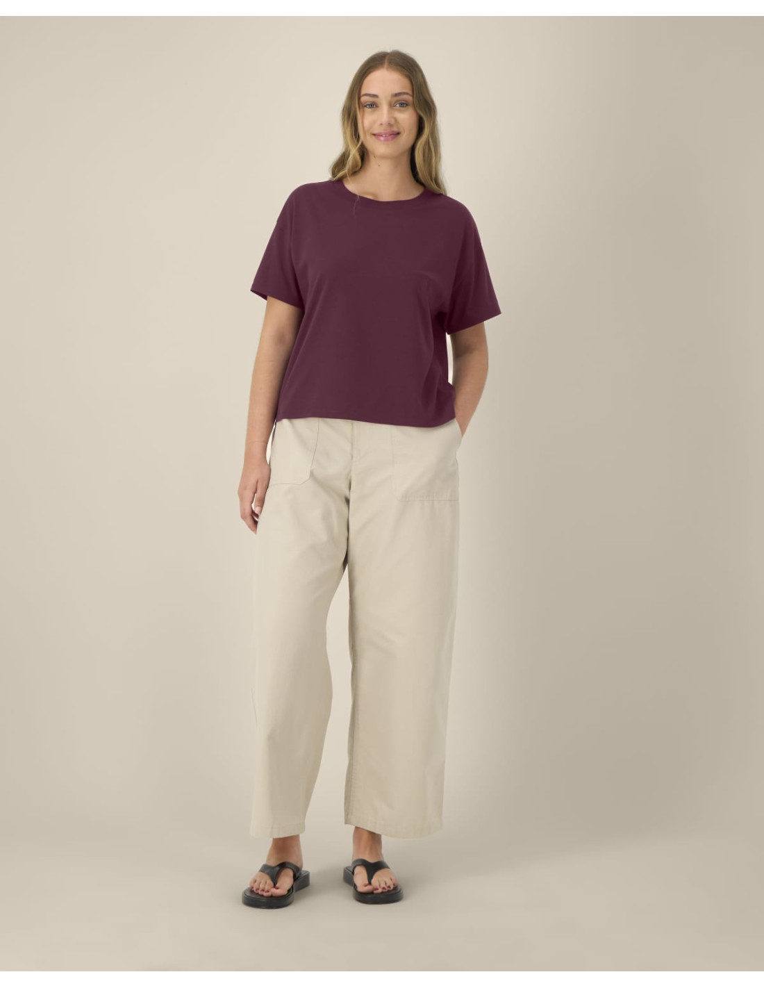 T‑shirt personnalisable femme en coton bio 155g "ETTA" | SIP19