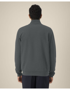Sweat zippé personnalisé unisexe col montant 280g "TRAILER 2.0" |SIP19