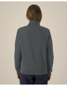 Sweat zippé personnalisé unisexe col montant 280g "TRAILER 2.0" |SIP19
