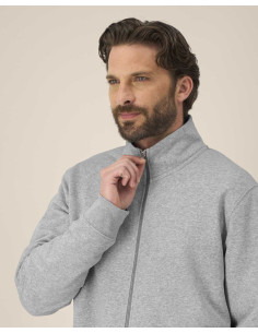 Sweat zippé personnalisé unisexe col montant 280g "TRAILER 2.0" |SIP19