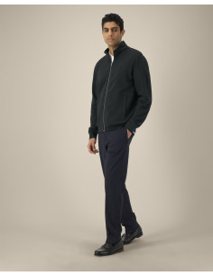 Sweat zippé personnalisé unisexe col montant 280g "TRAILER 2.0" |SIP19