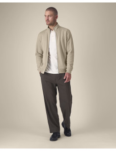 Sweat zippé personnalisé unisexe col montant 280g "TRAILER 2.0" |SIP19