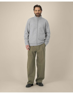 Sweat zippé personnalisé unisexe col montant 280g "TRAILER 2.0" |SIP19