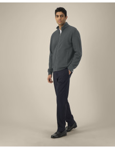 Sweat zippé personnalisé unisexe col montant 280g "TRAILER 2.0" |SIP19