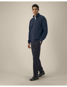 Sweat zippé personnalisé unisexe col montant 280g "TRAILER 2.0" |SIP19