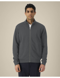 Sweat zippé personnalisé unisexe col montant 280g "TRAILER 2.0" |SIP19