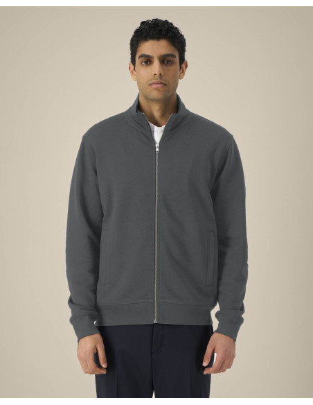 Sweat zippé personnalisé unisexe col montant 280g "TRAILER 2.0" |SIP19