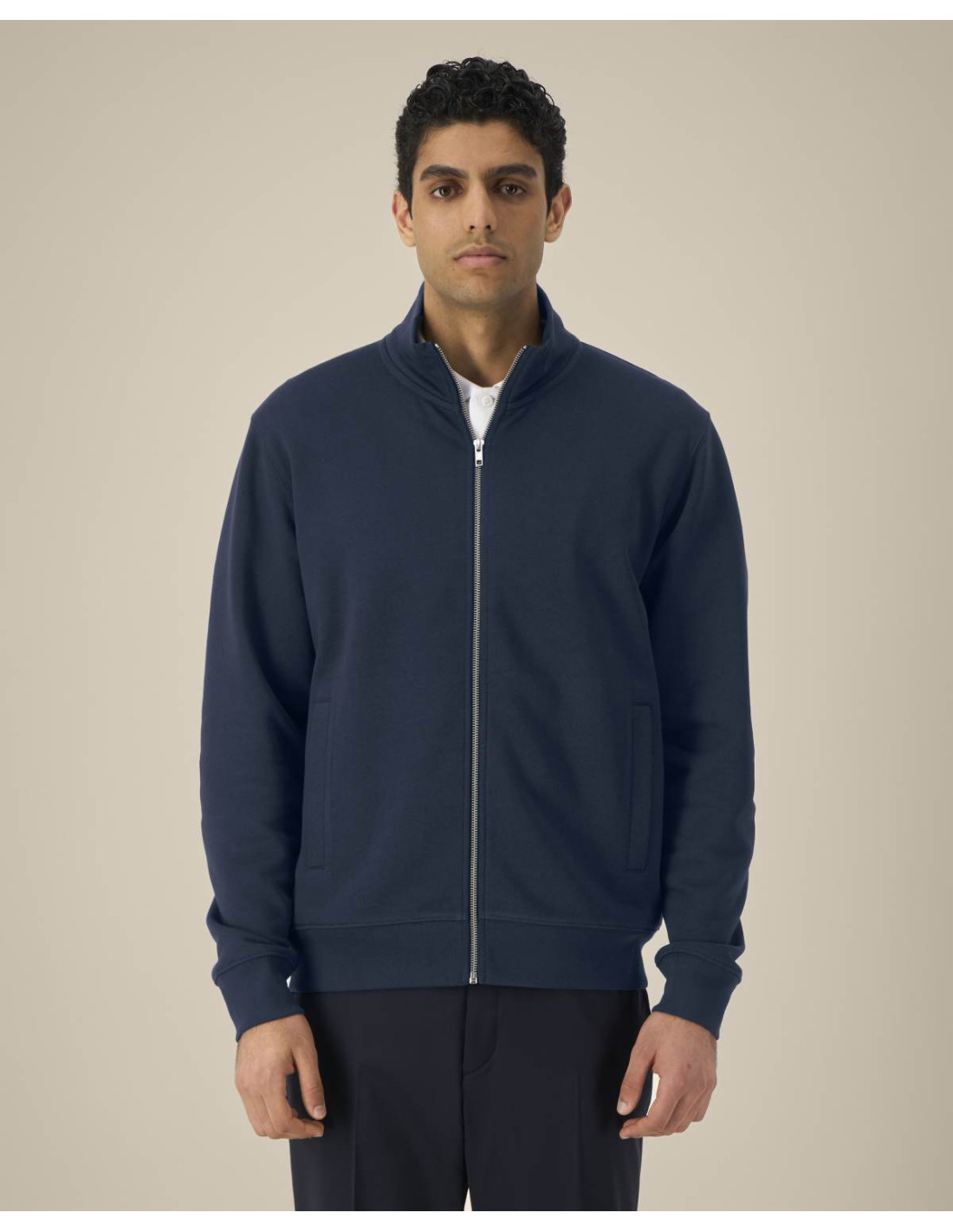 Sweat zippé personnalisé unisexe col montant 280g "TRAILER 2.0" |SIP19