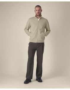 Sweat zippé personnalisé unisexe col montant 280g "TRAILER 2.0" |SIP19